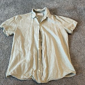 Men's short sleeve button down